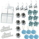 Maxbell 26pcs Set Assorted Christmas Balls Christmas Tree Hanging Ornaments Decor