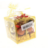 Maxbell 26pcs Set Assorted Christmas Balls Christmas Tree Hanging Ornaments Decor
