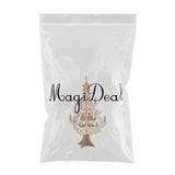 Maxbell 3D Wooden Christmas Xmas Tree Hanging Home Party Ornaments Decorations A