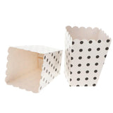 Maxbell 12 Pieces Dot Popcorn Boxes Snack Buckets Childrebn Birthday Party Bags