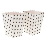 Maxbell 12 Pieces Dot Popcorn Boxes Snack Buckets Childrebn Birthday Party Bags