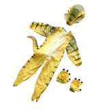 Maxbell Kids Toddle Dinosaur T-Rex Costume Halloween Party Fancy Dress 4T-6T Yellow