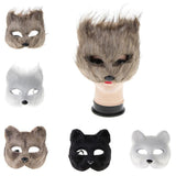 Maxbell Halloween Lowrie Mask Masquerade Mask Cosplay Costume Fancy Dress  Grey
