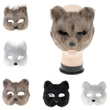 Maxbell Halloween Lowrie Mask Masquerade Mask Cosplay Costume Fancy Dress  Grey