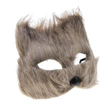 Maxbell Halloween Lowrie Mask Masquerade Mask Cosplay Costume Fancy Dress  Grey