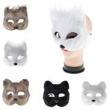 Maxbell Halloween Lowrie Mask Masquerade Mask Cosplay Costume Fancy Dress  Grey