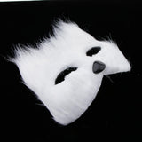 Maxbell Halloween Lowrie Mask Masquerade Mask Cosplay Costume Fancy Dress  White