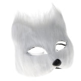 Maxbell Halloween Lowrie Mask Masquerade Mask Cosplay Costume Fancy Dress  White