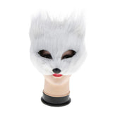 Maxbell Halloween Lowrie Mask Masquerade Mask Cosplay Costume Fancy Dress  White