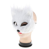 Maxbell Halloween Lowrie Mask Masquerade Mask Cosplay Costume Fancy Dress  White
