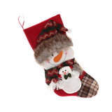 Maxbell Hanging Christmas Stocking Gift Candy Bags Xmas Tree Ornament Snowman