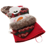 Maxbell Hanging Christmas Stocking Gift Candy Bags Xmas Tree Ornament Snowman