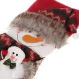 Maxbell Hanging Christmas Stocking Gift Candy Bags Xmas Tree Ornament Snowman