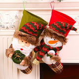 Maxbell Hanging Christmas Stocking Gift Candy Bags Xmas Tree Ornament Snowman