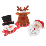 Maxbell Christmas Placemat Table Cutlery Decor Knife & Fork Santa Cutlery Bag