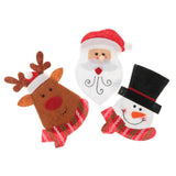 Maxbell Christmas Placemat Table Cutlery Decor Knife & Fork Santa Cutlery Bag