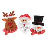 Maxbell Christmas Placemat Table Cutlery Decor Knife & Fork Santa Cutlery Bag