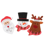 Maxbell Christmas Placemat Table Cutlery Decor Knife & Fork Santa Cutlery Bag
