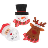 Maxbell Christmas Placemat Table Cutlery Decor Knife & Fork Santa Cutlery Bag