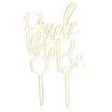 Maxbell Acrylic Bride to Be Cake Topper Wedding Party Bridal Shower Cake Decor Gold