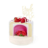 Maxbell Acrylic Bride to Be Cake Topper Wedding Party Bridal Shower Cake Decor Gold