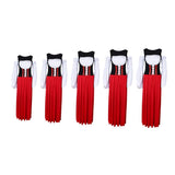 Maxbell Woman Ladies Long Red Oktoberfest Costume Beer Maid Wench Fancy Dress S