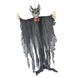 Maxbell Scary Voice Animated Vampire Bat Halloween Decorations Outdoor Props Black