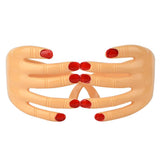 Maxbell Novelty Fingers Shaped Glasses Fancy Ball Eye Mask Halloween Party Supplies