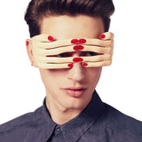 Maxbell Novelty Fingers Shaped Glasses Fancy Ball Eye Mask Halloween Party Supplies