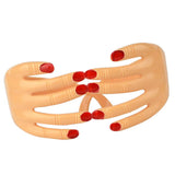 Maxbell Novelty Fingers Shaped Glasses Fancy Ball Eye Mask Halloween Party Supplies