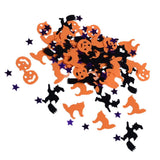 Maxbell Halloween Metalic Confetti Table Sprinkles - Witch Pumpkin Star Style Party Decoration - Aladdin Shoppers