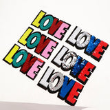 Maxbell 6pcs Colorful LOVE Sequins Embroidery Patch Clothes Applique Sticker DIY - Aladdin Shoppers
