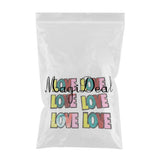Maxbell 6pcs Colorful LOVE Sequins Embroidery Patch Clothes Applique Sticker DIY - Aladdin Shoppers