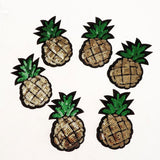 Maxbell 6pcs Pineapple Sequins DIY Sew Appliques Stickers Embroidery Patches Cloth - Aladdin Shoppers