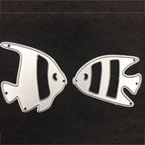 Maxbell Cute Romantic Kissing Fish Steel Cutting Dies Stencil Scrapbooking Templates Embossing Card Decor Tools - Aladdin Shoppers