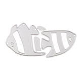 Maxbell Cute Romantic Kissing Fish Steel Cutting Dies Stencil Scrapbooking Templates Embossing Card Decor Tools - Aladdin Shoppers