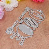 Maxbell Metal Cutting Dies Stencil For Scrapbooking DIY Card Making Picnic Set Kit - Aladdin Shoppers