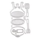 Maxbell Metal Cutting Dies Stencil For Scrapbooking DIY Card Making Picnic Set Kit - Aladdin Shoppers