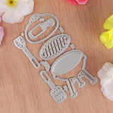 Maxbell Metal Cutting Dies Stencil For Scrapbooking DIY Card Making Picnic Set Kit - Aladdin Shoppers