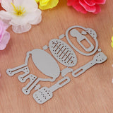 Maxbell Metal Cutting Dies Stencil For Scrapbooking DIY Card Making Picnic Set Kit - Aladdin Shoppers