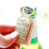 Maxbell Vintage Drift Bottle Shape Bottle Opener Wine Beer Champagne Tool Party Gift - Aladdin Shoppers