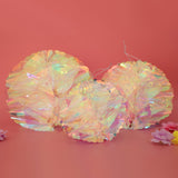Maxbell Pack of 3 Rainbow Film Foil Gradient Hanging Honeycomb Flower Ball Wedding Venue Decor - Aladdin Shoppers