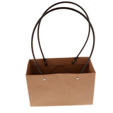 Maxbell Rectangle Kraft Paper Basket DIY Valentine's Day Flower Wrapping Box Gift Packing Bouquet Florist Supplies Wedding Decoration - Aladdin Shoppers