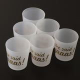 Maxbell Maxbell 6pcs She Said Yaaas Drinking Cups Bridal Shower Bachelorette Party Accessory