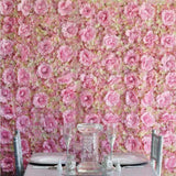 Maxbell Maxbell Artificial Silk Flower Wall Panels Backdrop Home Shop Wedding Venue Decor