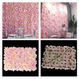 Maxbell Maxbell Artificial Silk Flower Wall Panels Backdrop Home Shop Wedding Venue Decor