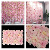 Maxbell Maxbell Artificial Silk Flower Wall Panels Backdrop Home Shop Wedding Venue Decor