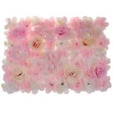 Maxbell Maxbell Artificial Silk Flower Wall Panels Backdrop Home Shop Wedding Venue Decor