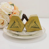 Maxbell 10Pcs Diamond Paper Boxes Bridal Shower Wedding Favor Candy Gift Party Supply Craft Box - Aladdin Shoppers