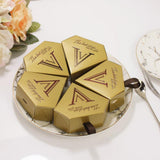Maxbell 10Pcs Diamond Paper Boxes Bridal Shower Wedding Favor Candy Gift Party Supply Craft Box - Aladdin Shoppers